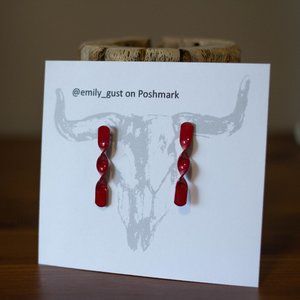 ✨ 3/$15✨ 80s-90s Twizzler Metal Stud Earrings